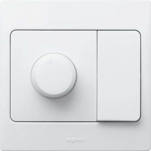 Dimmer xoay kèm công tắc Mallia 9 Dimmer xoay kèm công tắc Mallia 281084