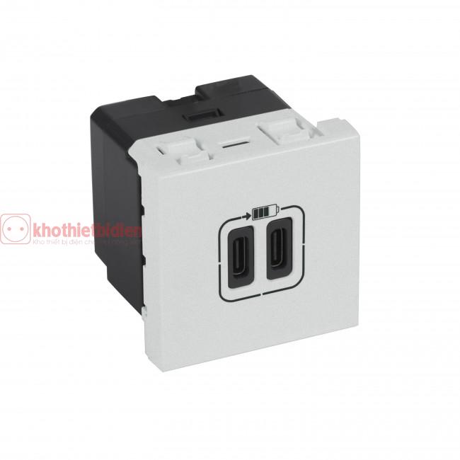 Ổ cắm sạc đôi USB type C Legrand Arteor 572072 6 Ổ cắm sạc USB đôi type-C Arteor 570078