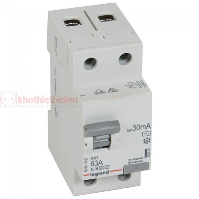 RCCB Legrand RX3 2P 63A 30mA 402026 3 RCCB Legrand RX3 2P 63A 30mA 402026