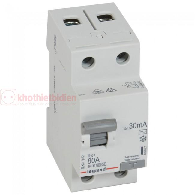 RCCB Legrand RX3 2P 80A 30mA 402027 3 RCCB Legrand RX3 2P 80A 30mA 402027