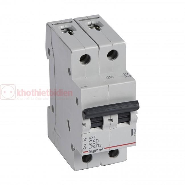MCB Legrand RX3 2P 50A 6kA 419878 3 419878-legrand