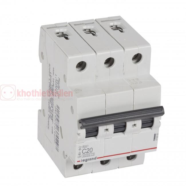 MCB Legrand RX3 3P 20A 6kA 419885 3 419885-legrand