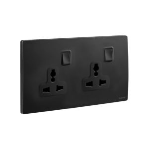 Ổ cắm đôi đa năng 16A Legrand Mallia Senses 281122MW màu trắng 11 Ổ cắm đôi đa năng 16A Legrand Mallia Senses 281122MB