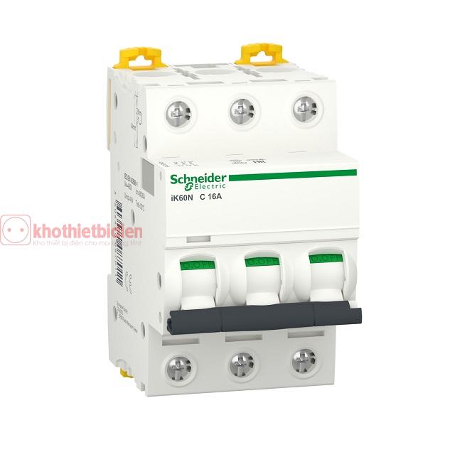 MCB Schneider 3P 16A 6kA A9K24316 3 MCB Schneider 3P 16A 6kA A9K24316