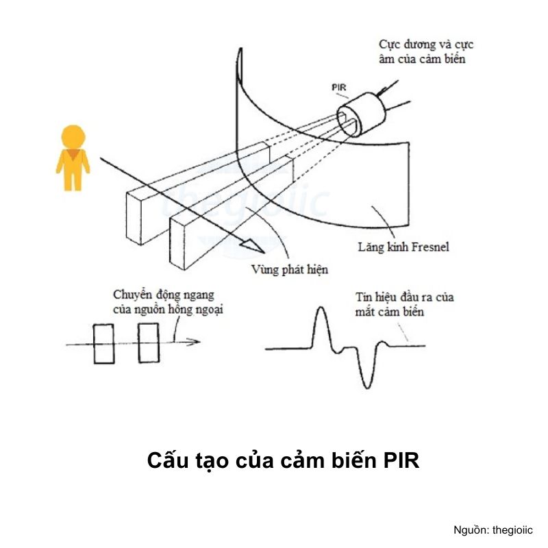 Cấu tạo và nguyên lý hoạt động cảm biến PIR Cấu tạo và nguyên lý hoạt động cảm biến PIR
