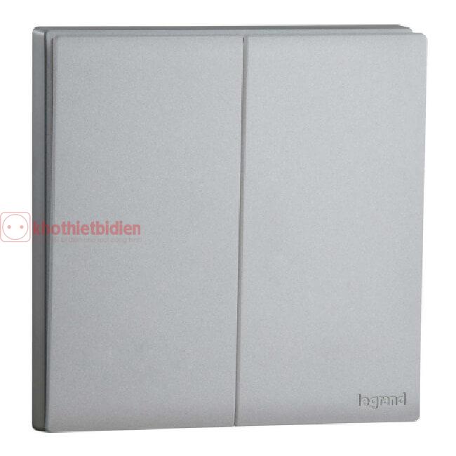 Công tắc đôi 2 chiều 16A Obria MEC22006WH 4 Công tắc đôi 2 chiều 16A Legrand Obria MEC22006SL