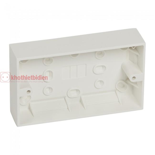 Đế chữ nhật lắp nổi chuẩn BS Legrand 613351 3 Đế chữ nhật lắp nổi chuẩn BS Legrand 613351