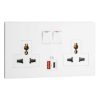 Ổ cắm đa năng kèm USB-A+C 27W Legrand Obria MEC33077 2 Ổ cắm đa năng kèm USB-A+C 27W Legrand Obria MEC33077