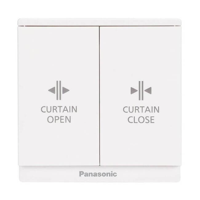 Nút nhấn rèm cửa 10A có biểu tượng Panasonic Moderva WMF533-VN 3 Nút nhấn rèm cửa 10A có biểu tượng Panasonic Moderva WMF533-VN