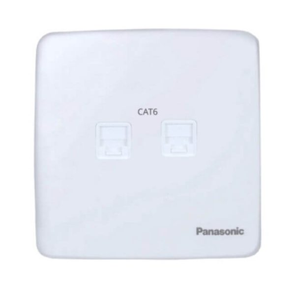 Panasonic Rj45 Bộ 2 ổ cắm data Rj45 Cat6 Panasonic Minerva - Kho Thiết Bị Điện