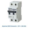 Aptomat MCB Panasonic 2P 6 - 63A C Curve 6kA 2 Aptomat MCB Panasonic 2P 6 - 63A C Curve 6kA 240/415 VAC