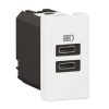 Ổ cắm sạc USB-C+C 3A-15W 1M Legrand Arteor 571692 1 Ổ cắm sạc USB-C+C 3A-15W 1M Legrand Arteor 571692