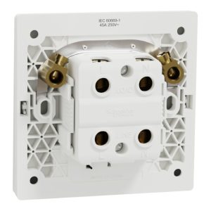 Công tắc đôi 2 cực 45A Schneider Vivace E KBN31D45N_WE 5 Mặt sau Công tắc đôi 2 cực 45A Schneider Vivace E KBN31D45N_WE
