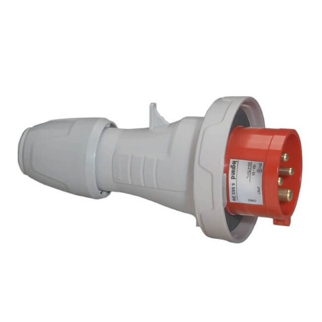 Phích cắm công nghiệp 3 pha 32A IP66/67 Legrand 555438 4 Phích cắm công nghiệp 3 pha 32A IP66/67 Legrand 555438